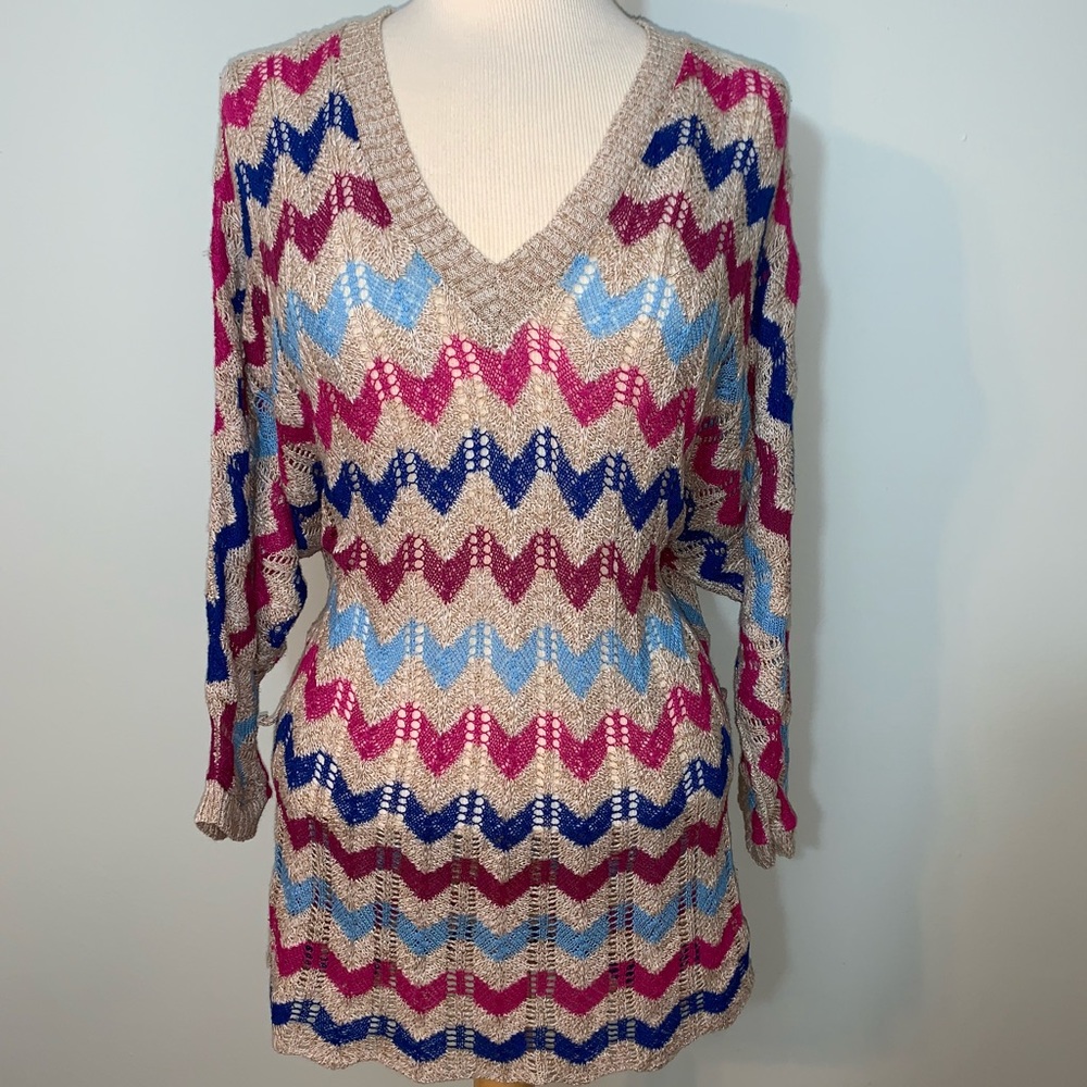 Bisou bisou wide knit sweater